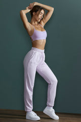 Jogger Bottoms in Lilac