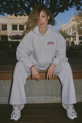 Oversized Hoodie in Grey Marl