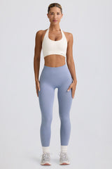 Define Luxe High-Waist Leggings in Blue Grey