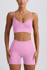 Define Luxe Mini Shorts in Rose