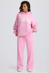 Oversized Hoodie in Baby Pink