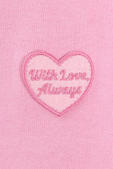 Oversized Hoodie in Baby Pink