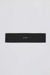 Define Luxe Ribbed Headband in Jet Black