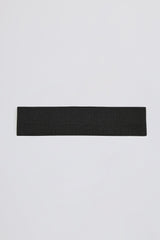Define Luxe Ribbed Headband in Jet Black