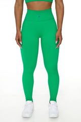 High Waist Leggings in Green