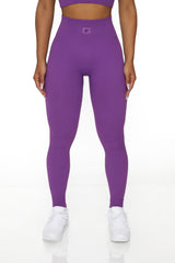 High Waist Leggings in Purple