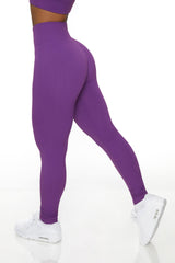High Waist Leggings in Purple