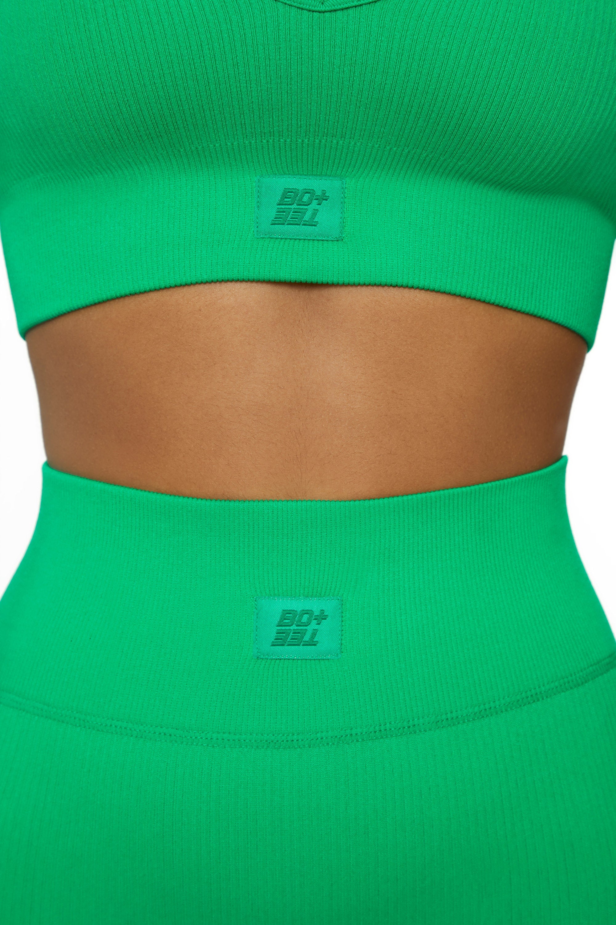 High Waist Leggings in Green
