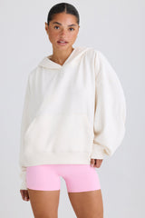 Graphic-Print Hoodie in White