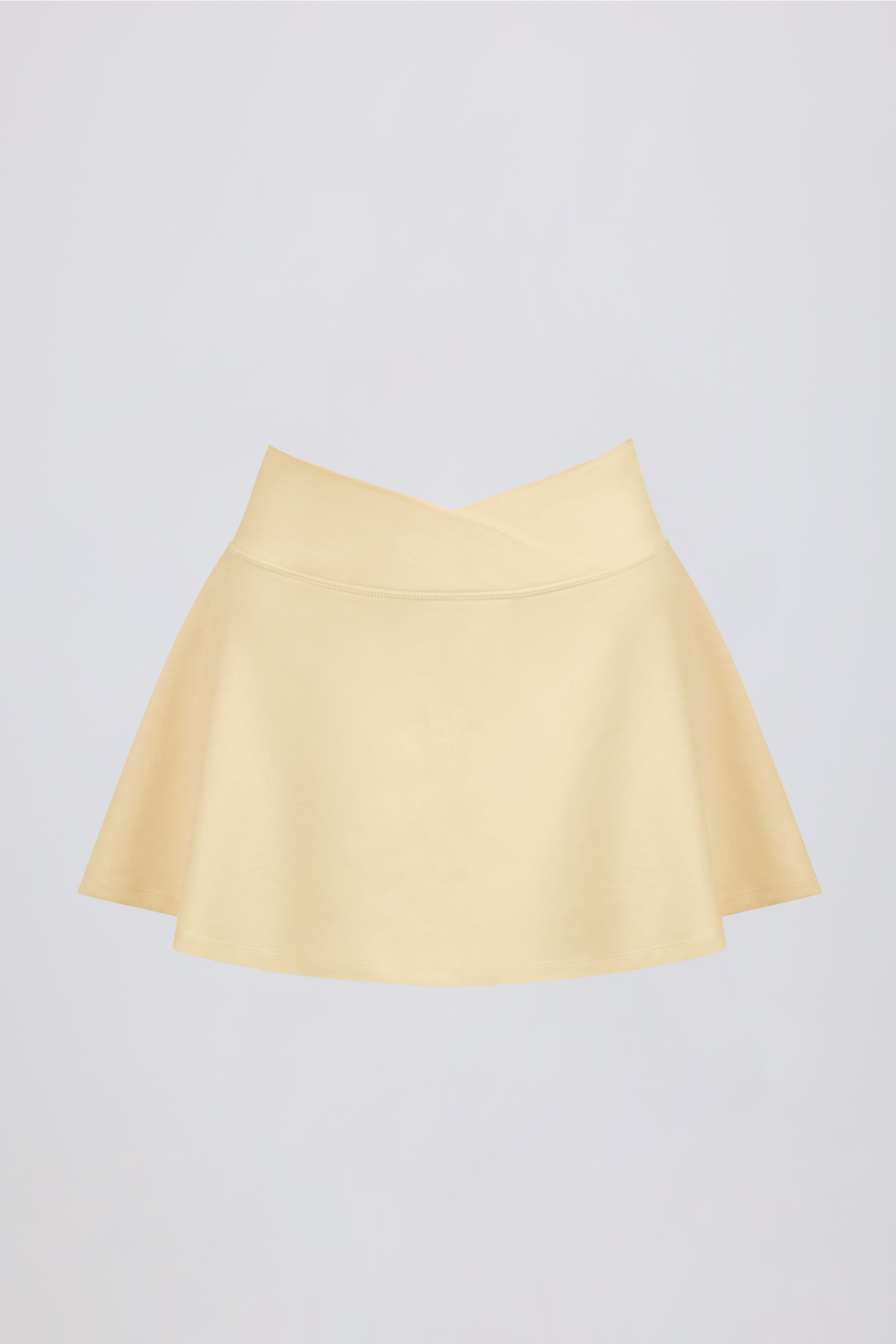 Crossover Mini Skort in Lemon Marl