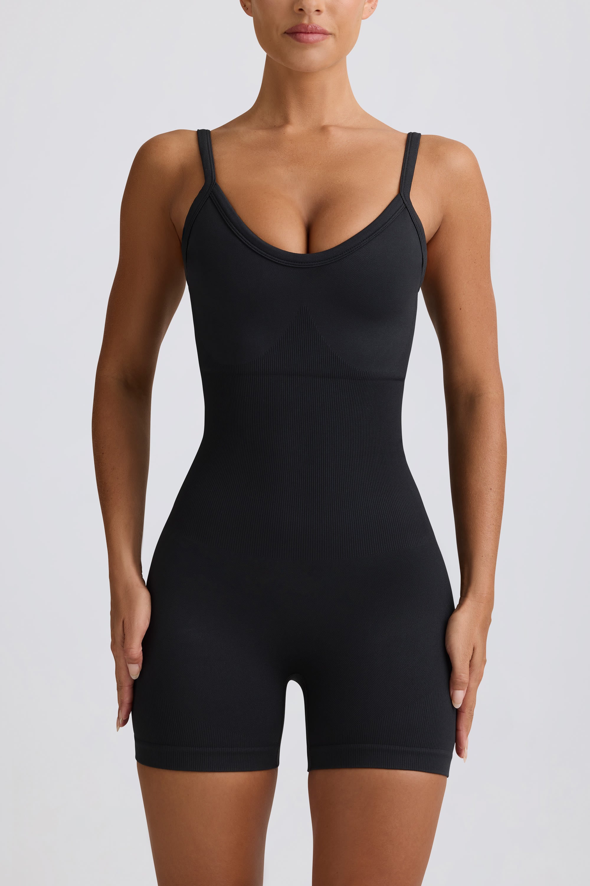 Super Sculpt Seamless Unitard in Black