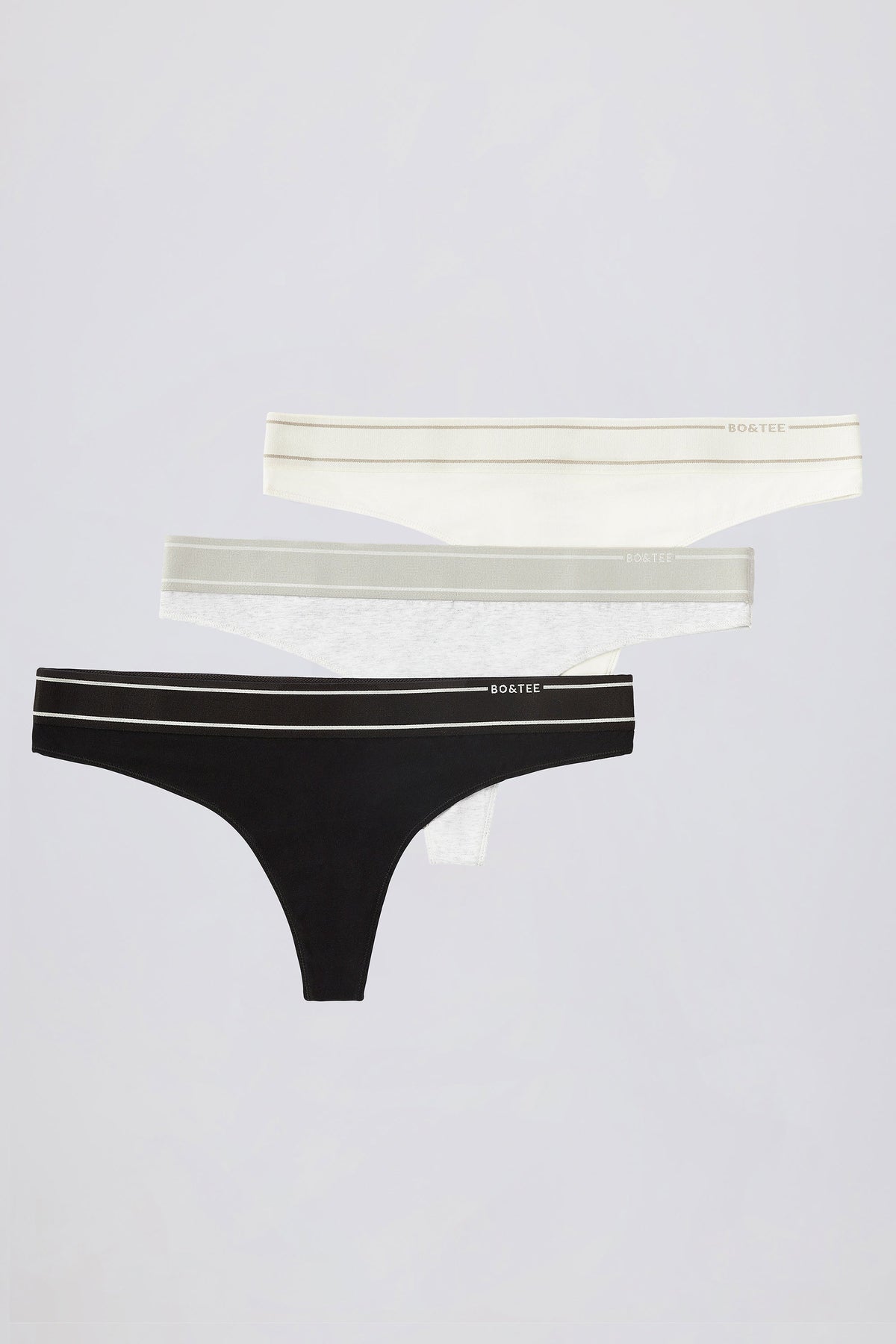 High-Waist Thong Bundle in Multi