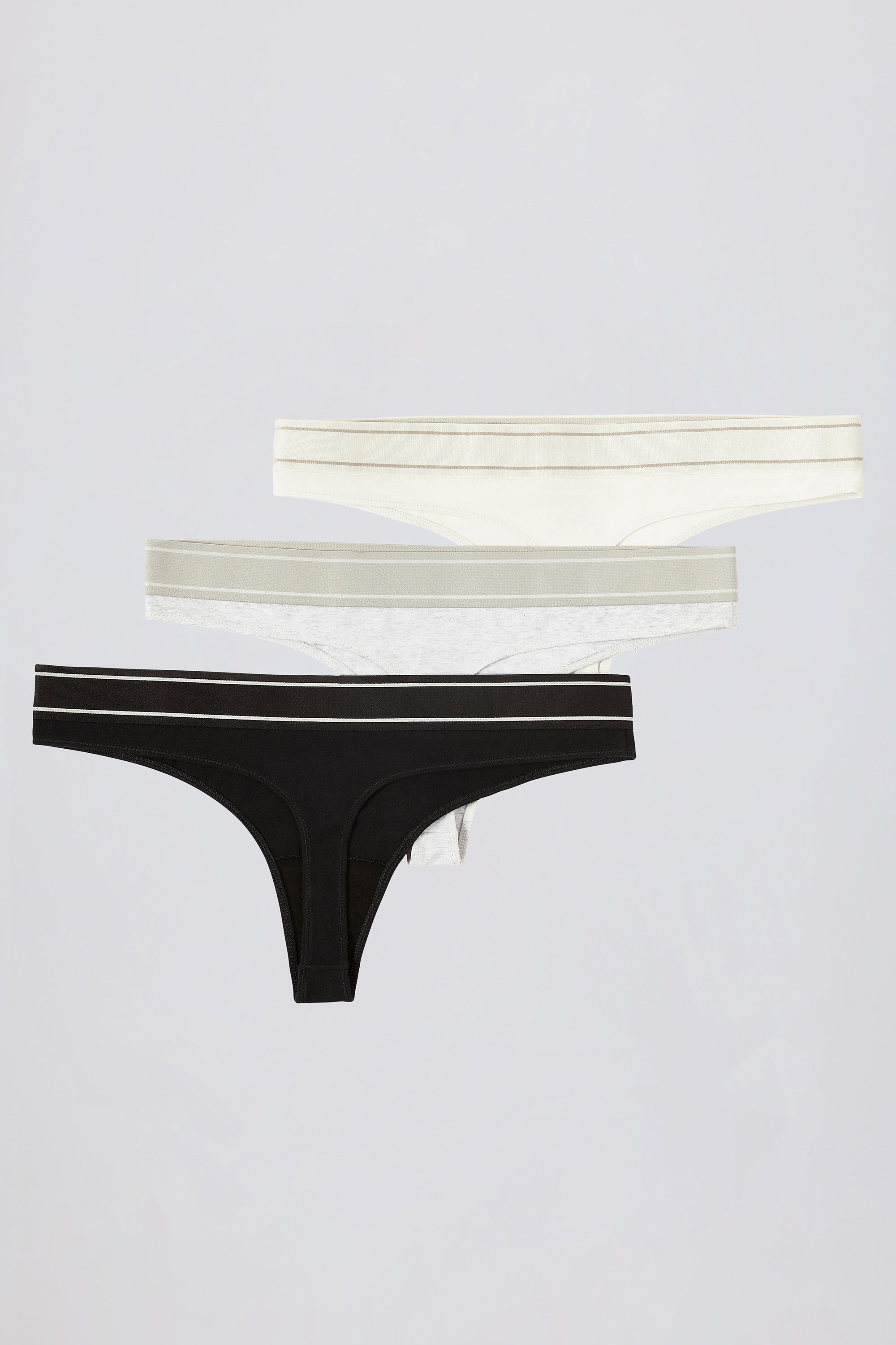 High-Waist Thong Bundle in Multi