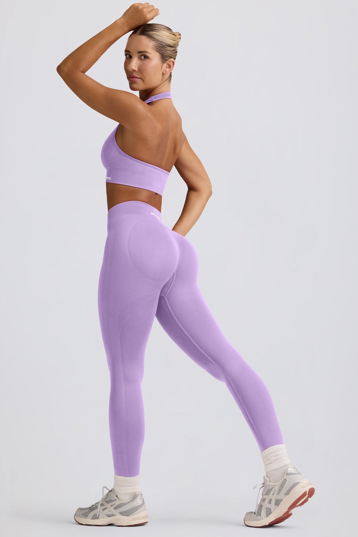 Define Luxe High-Waist Leggings in Lilac