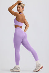 Define Luxe High-Waist Leggings in Lilac