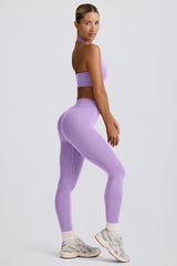 Define Luxe High-Waist Leggings in Lilac