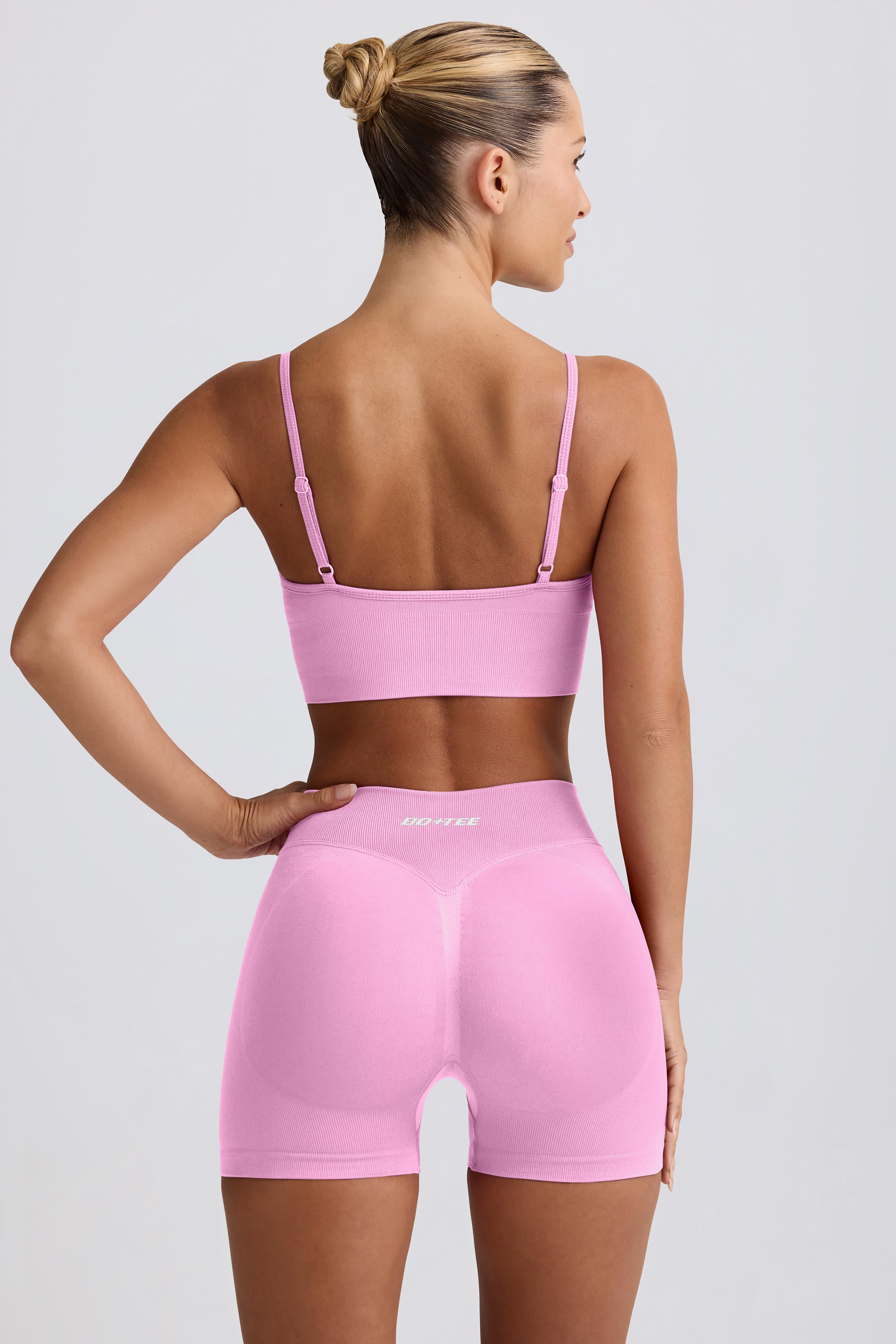 Define Luxe Mini Shorts in Rose