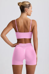 Define Luxe Mini Shorts in Rose