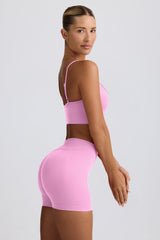 Define Luxe Mini Shorts in Rose