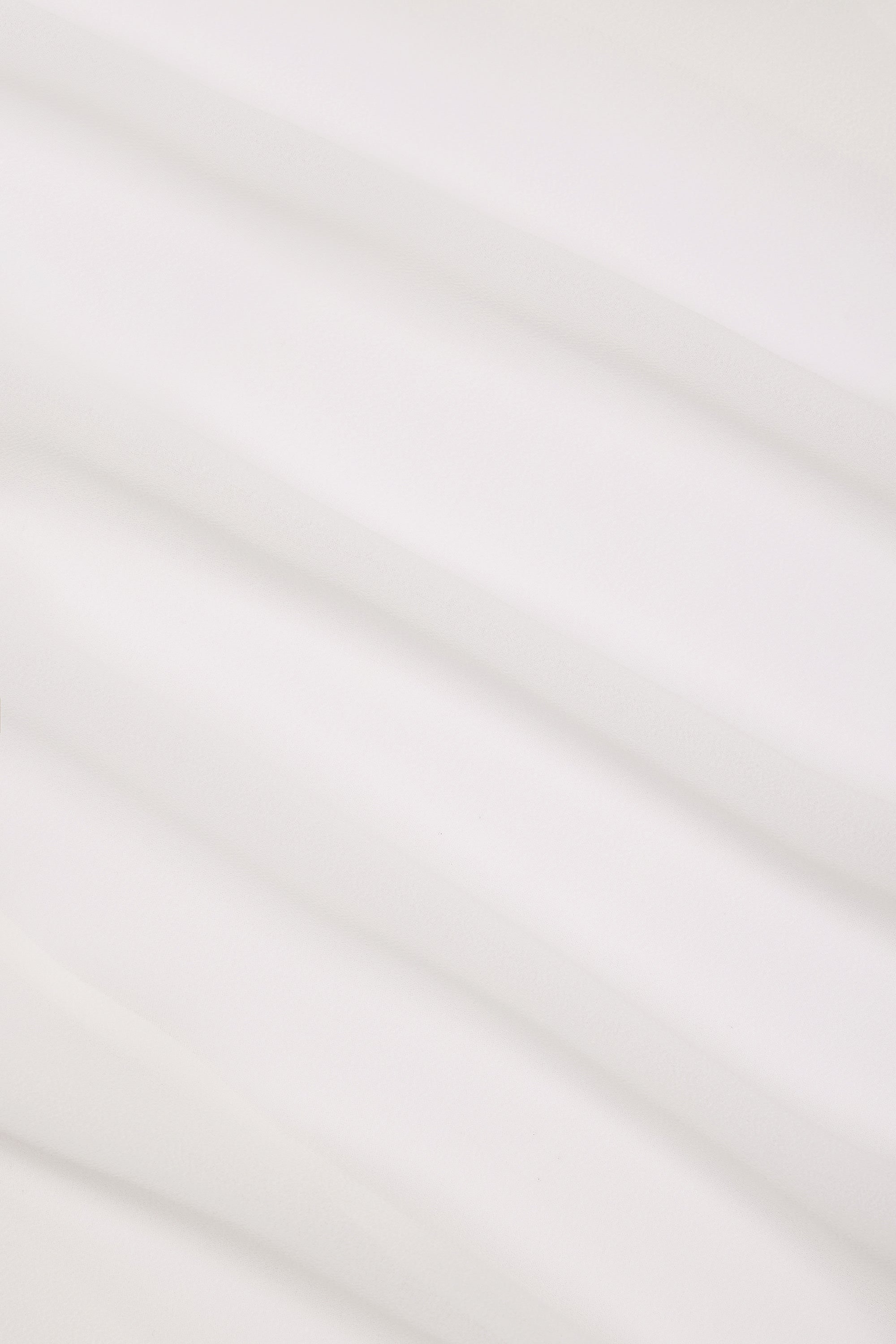 Cowl-Neck Mini Dress in White