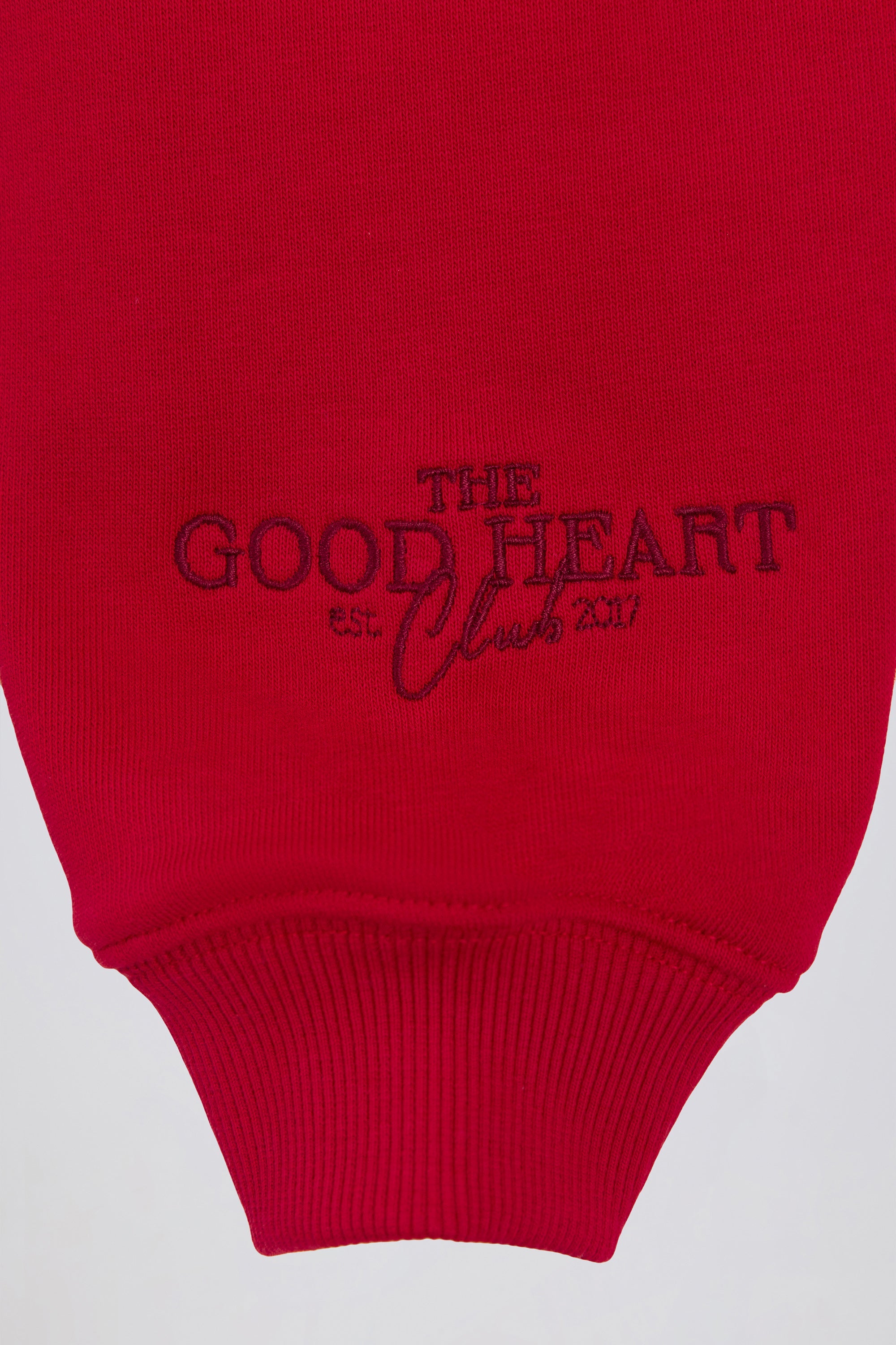 Oversized Hoodie in Hot Red