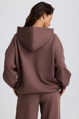 Oversized Hoodie in Mocha