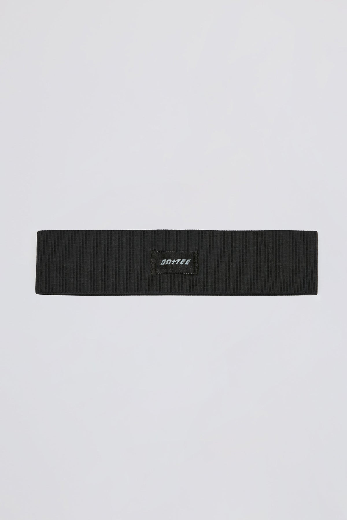 Define Luxe Ribbed Headband in Jet Black