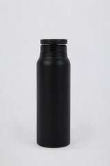 Magnetic Thermos-Insulated Stainless Steel Water Bottle in Black