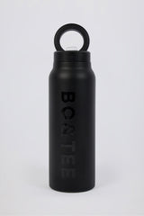 Magnetic Thermos-Insulated Stainless Steel Water Bottle in Black