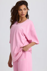 Oversized T-Shirt in Baby Pink